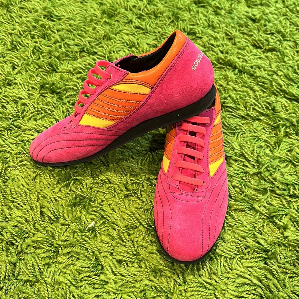 Dolce and Gabbana Pink Sneakers - Picture 4 of 5